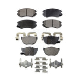 Front Rear Semi-Metallic Brake Pads Kit For Hyundai Tiburon KPF-100432