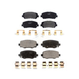 Front Rear Semi-Metallic Brake Pads Kit For Jeep Cherokee Chrysler 200 KPF-100472