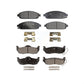 Front Rear Semi-Metallic Brake Pads Kit For Jeep Grand Cherokee Commander KPF-100043