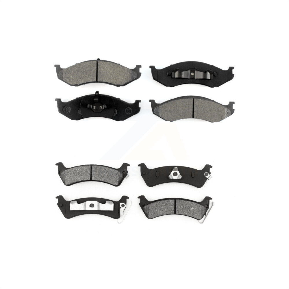 Front Rear Semi-Metallic Brake Pads Kit For Jeep Grand Cherokee KSM-100251