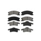 Front Rear Semi-Metallic Brake Pads Kit For Jeep Grand Cherokee KSM-100432