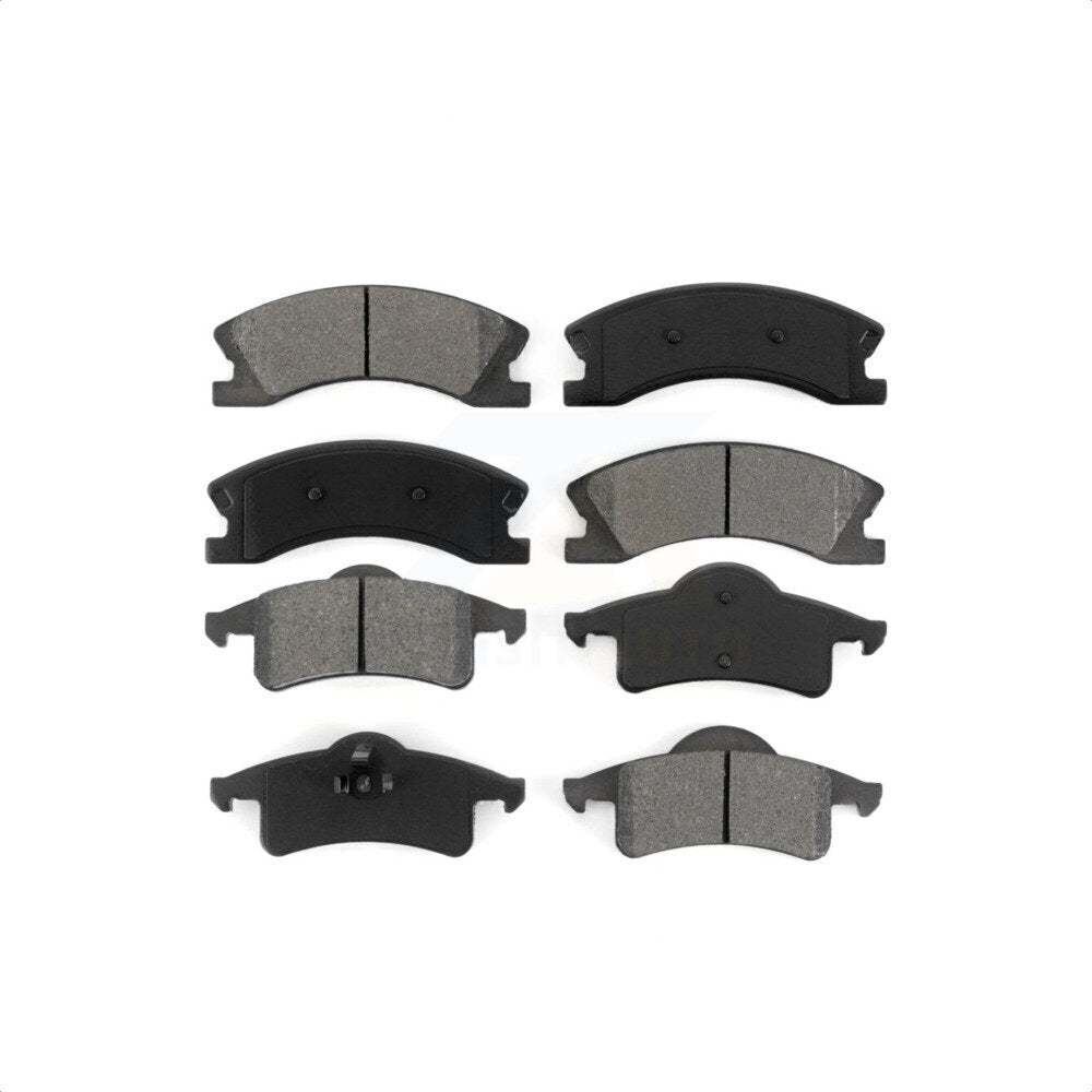 Front Rear Semi-Metallic Brake Pads Kit For Jeep Grand Cherokee KSM-100432