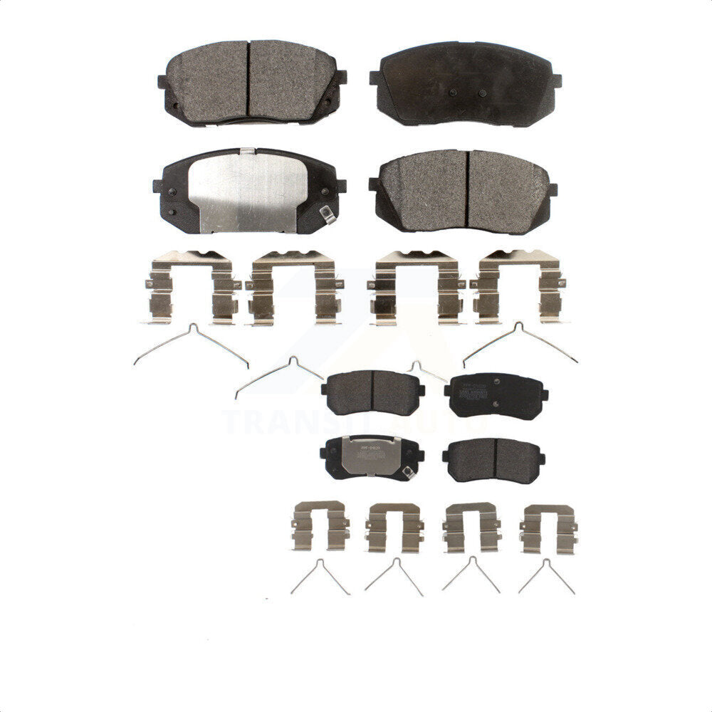 Front Rear Semi-Metallic Brake Pads Kit For Kia Optima Hyundai Sonata KPF-100487