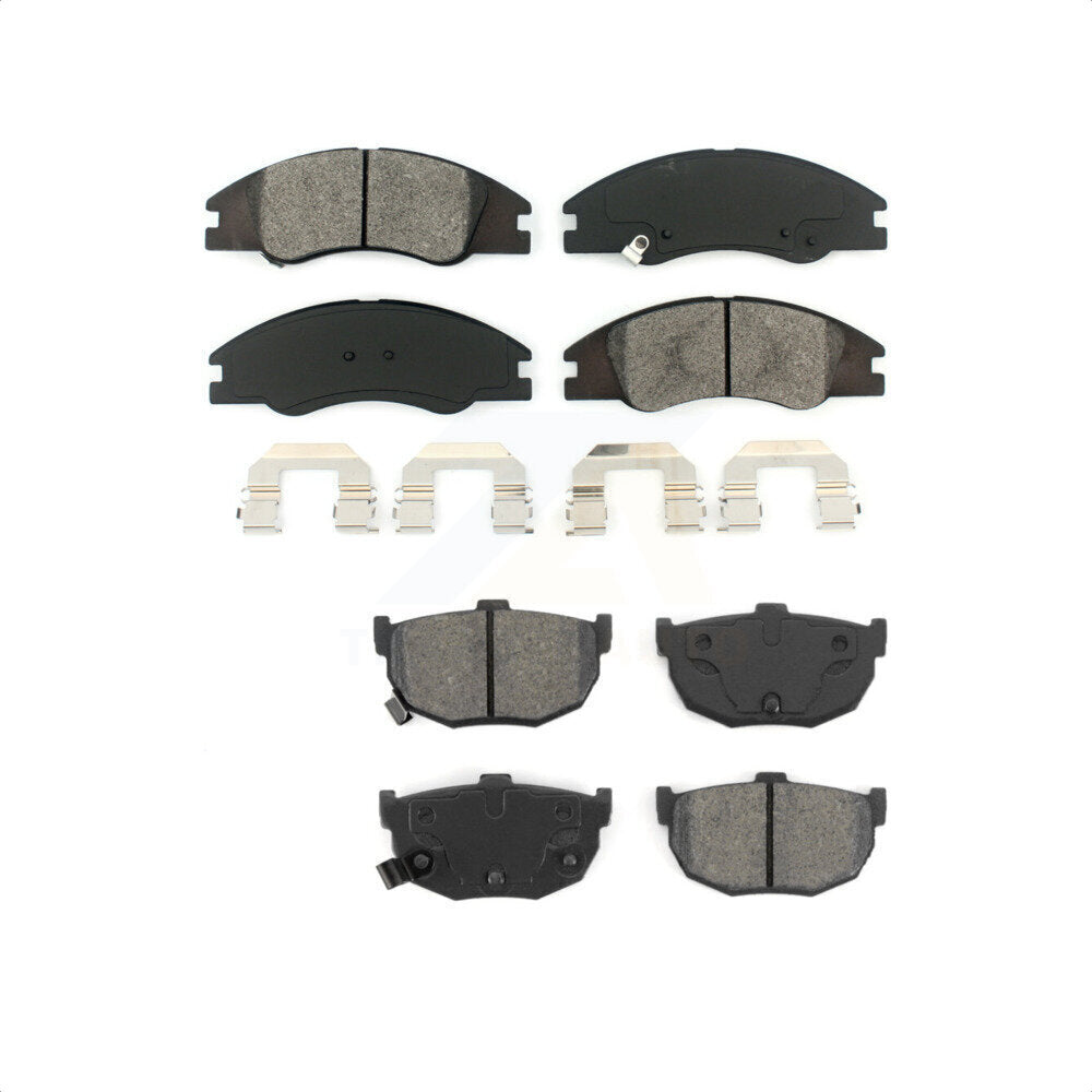 Front Rear Semi-Metallic Brake Pads Kit For Kia Spectra Spectra5 KSM-100040