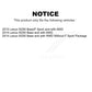 Front Rear Semi-Metallic Brake Pads Kit For Lexus IS250 KPF-100477