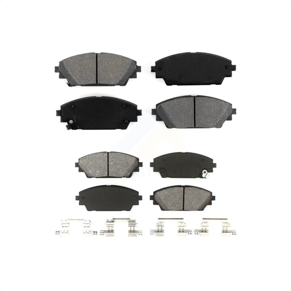 Front Rear Semi-Metallic Brake Pads Kit For Mazda 3 Sport KSM-100218