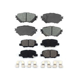 Front Rear Semi-Metallic Brake Pads Kit For Mazda 3 Sport KSM-100221