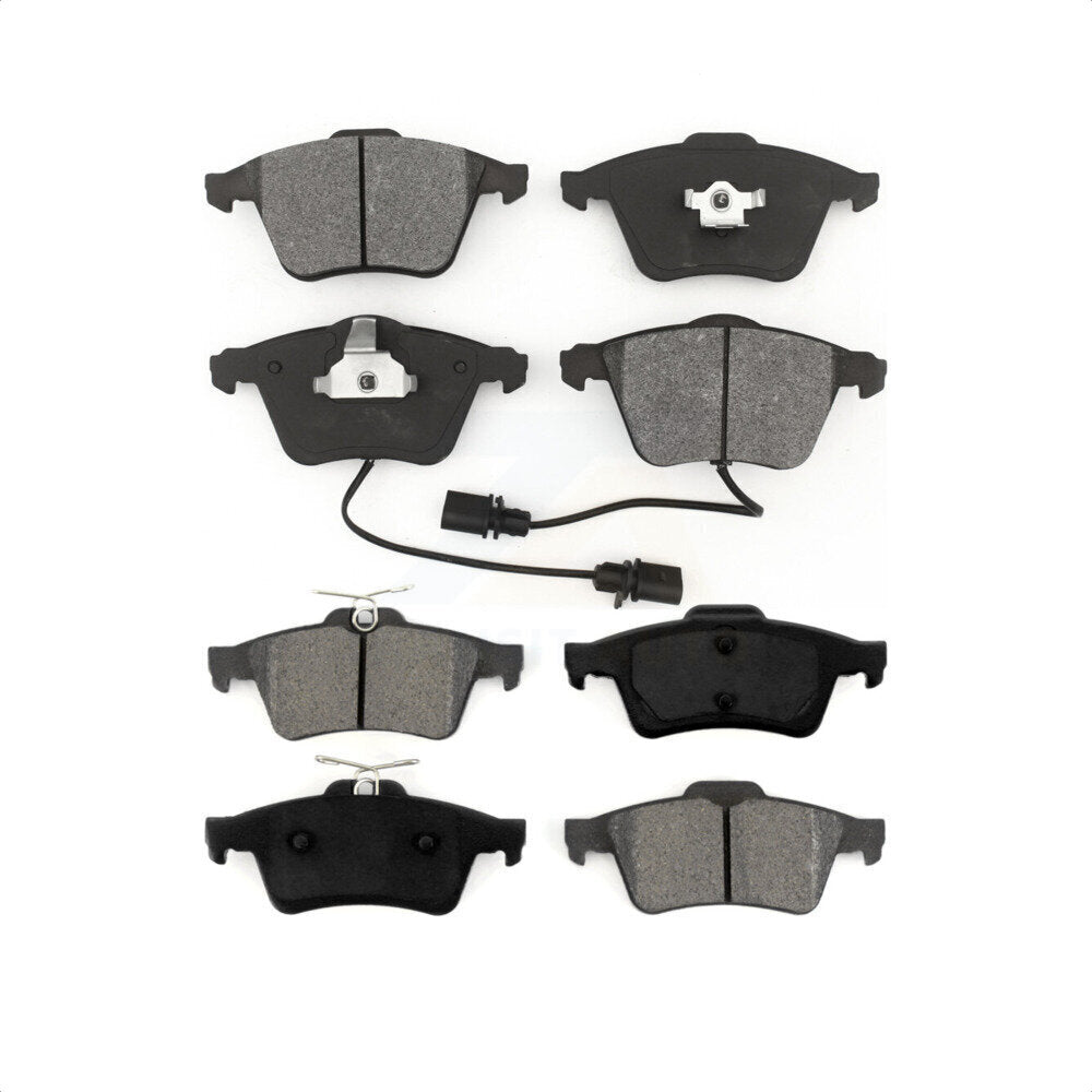 Front Rear Semi-Metallic Brake Pads Kit For Mazda 3 Volvo S40 C70 V50 KSM-100413