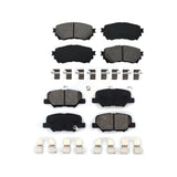 Front Rear Semi-Metallic Brake Pads Kit For Mazda 6 KSM-100215