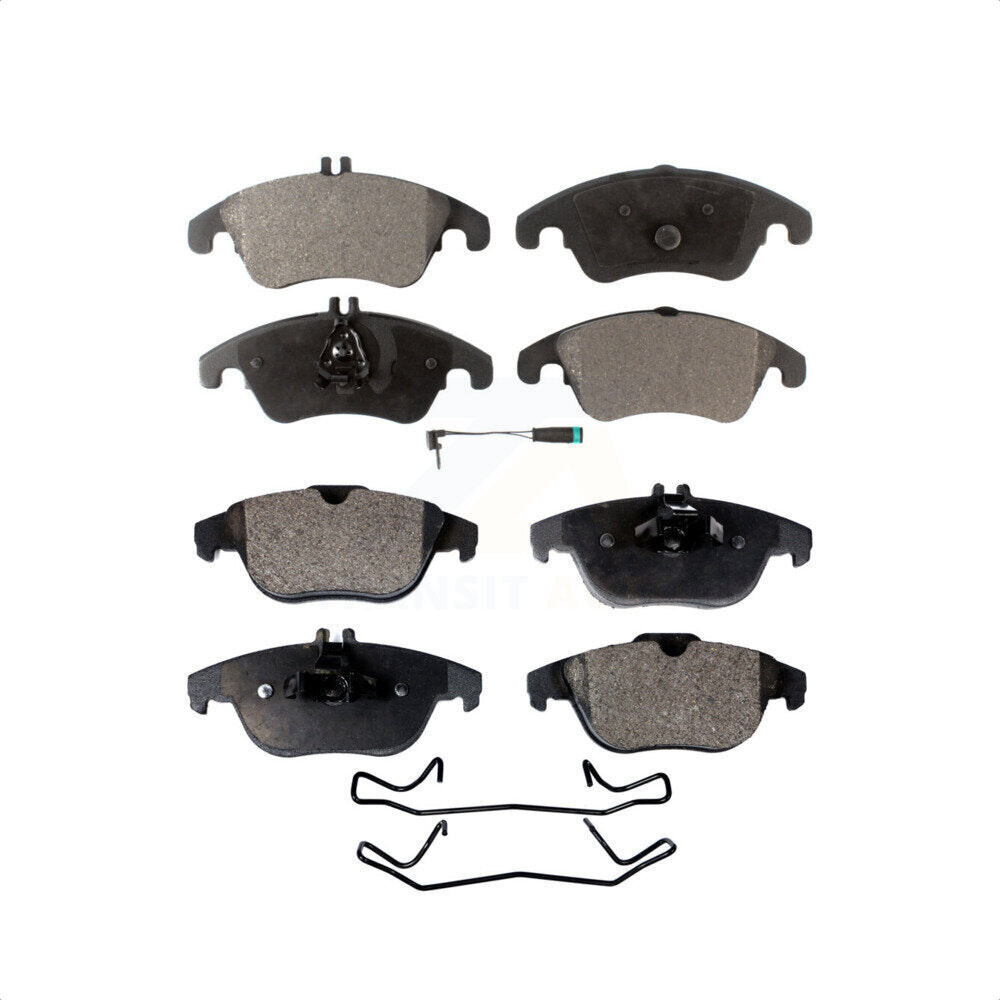 Front Rear Semi-Metallic Brake Pads Kit For Mercedes-Benz E350 C300 C250 C350 E550 E400 KPF-100132