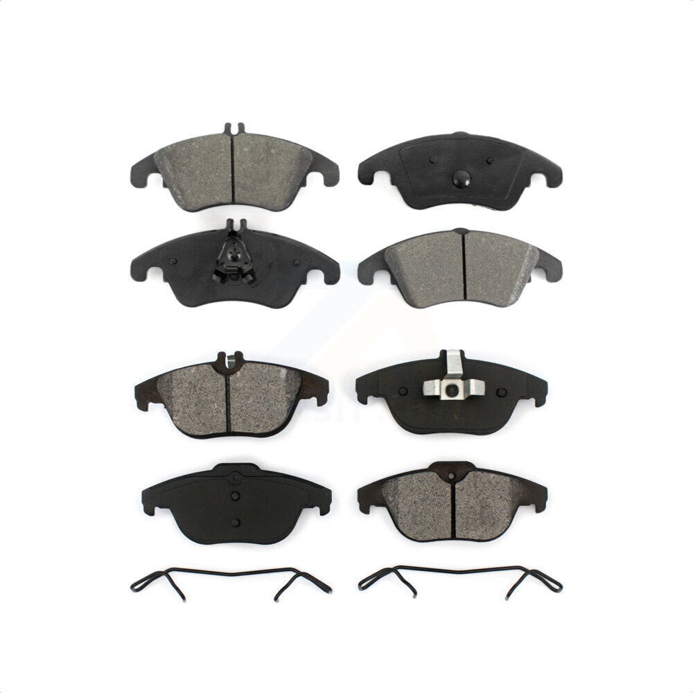 Front Rear Semi-Metallic Brake Pads Kit For Mercedes-Benz E350 C300 C250 C350 E550 E400 KSM-100128