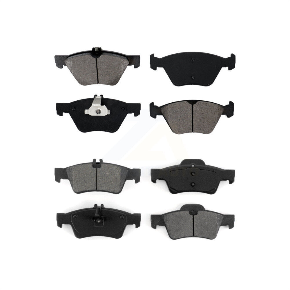 Front Rear Semi-Metallic Brake Pads Kit For Mercedes-Benz E350 E320 E300 KSM-100372