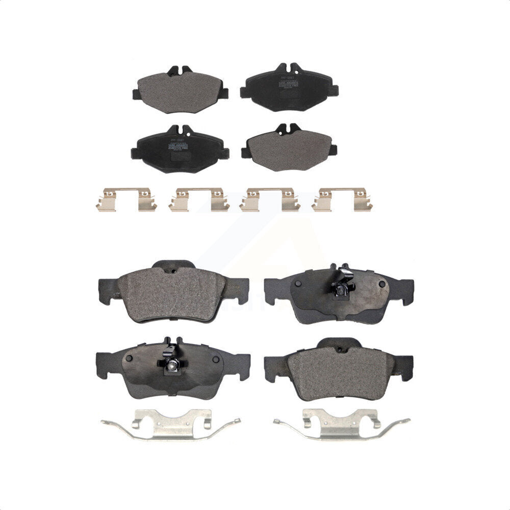 Front Rear Semi-Metallic Brake Pads Kit For Mercedes-Benz E350 E320 KPF-100567