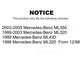 Front Rear Semi-Metallic Brake Pads Kit For Mercedes-Benz ML320 ML350 ML430 KSM-100319
