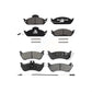 Front Rear Semi-Metallic Brake Pads Kit For Mercedes-Benz ML320 ML350 ML430 KSM-100319