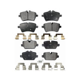 Front Rear Semi-Metallic Brake Pads Kit For Mini Cooper Countryman Paceman KPF-100085