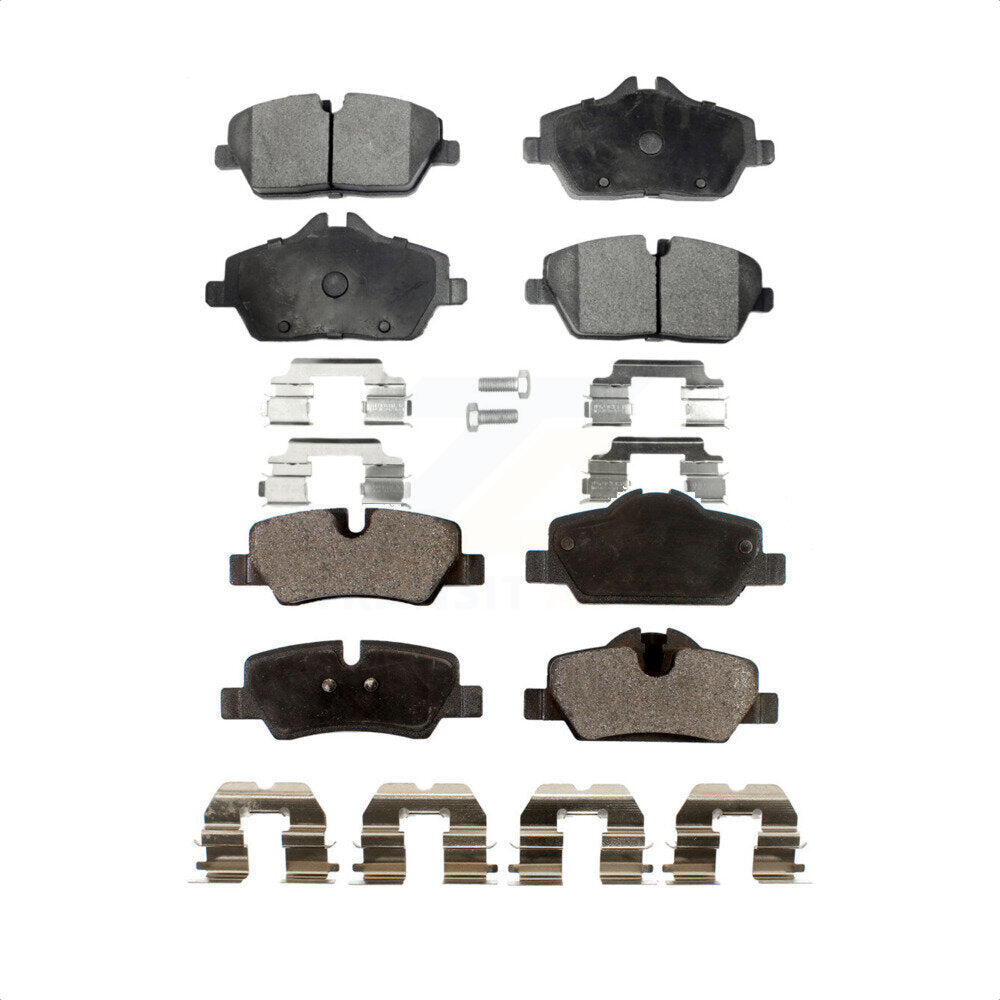 Front Rear Semi-Metallic Brake Pads Kit For Mini Cooper KPF-100115