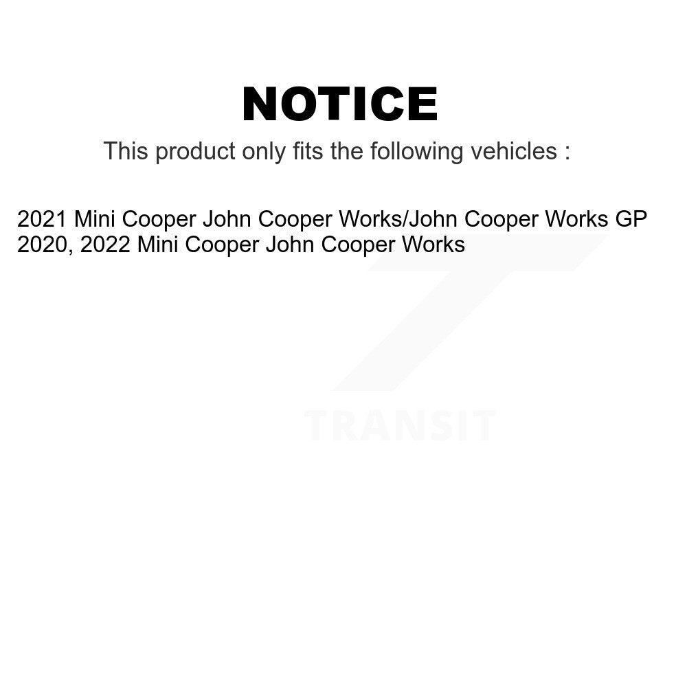 Front Rear Semi-Metallic Brake Pads Kit For Mini Cooper KPF-100683