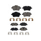 Front Rear Semi-Metallic Brake Pads Kit For Mini Cooper KSM-100492