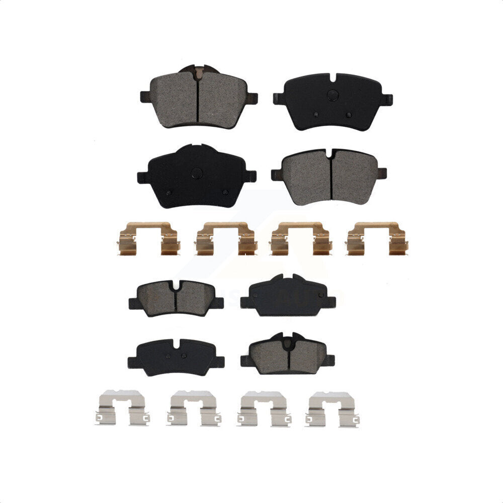 Front Rear Semi-Metallic Brake Pads Kit For Mini Cooper KSM-100492