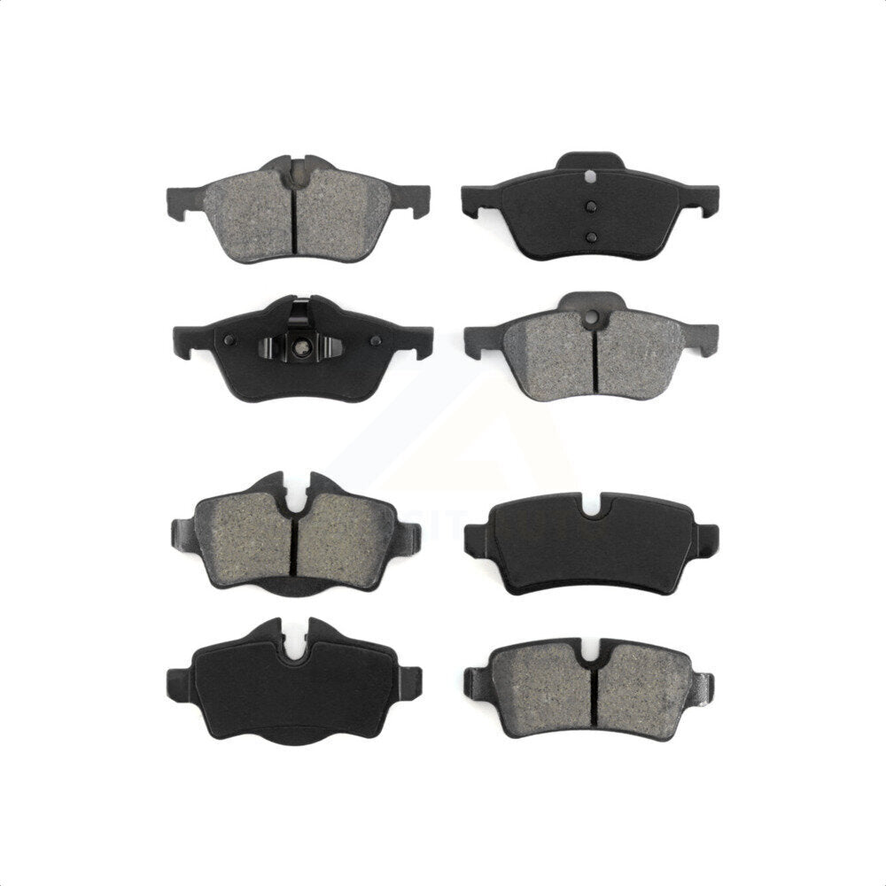 Front Rear Semi-Metallic Brake Pads Kit For Mini Cooper With 276mm Diameter Rotor KSM-100430