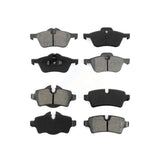 Front Rear Semi-Metallic Brake Pads Kit For Mini Cooper With 276mm Diameter Rotor KSM-100430