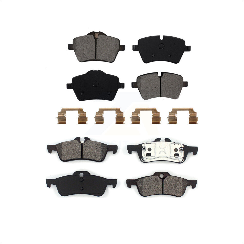 Front Rear Semi-Metallic Brake Pads Kit For Mini Cooper With 294mm Diameter Rotor KSM-100084