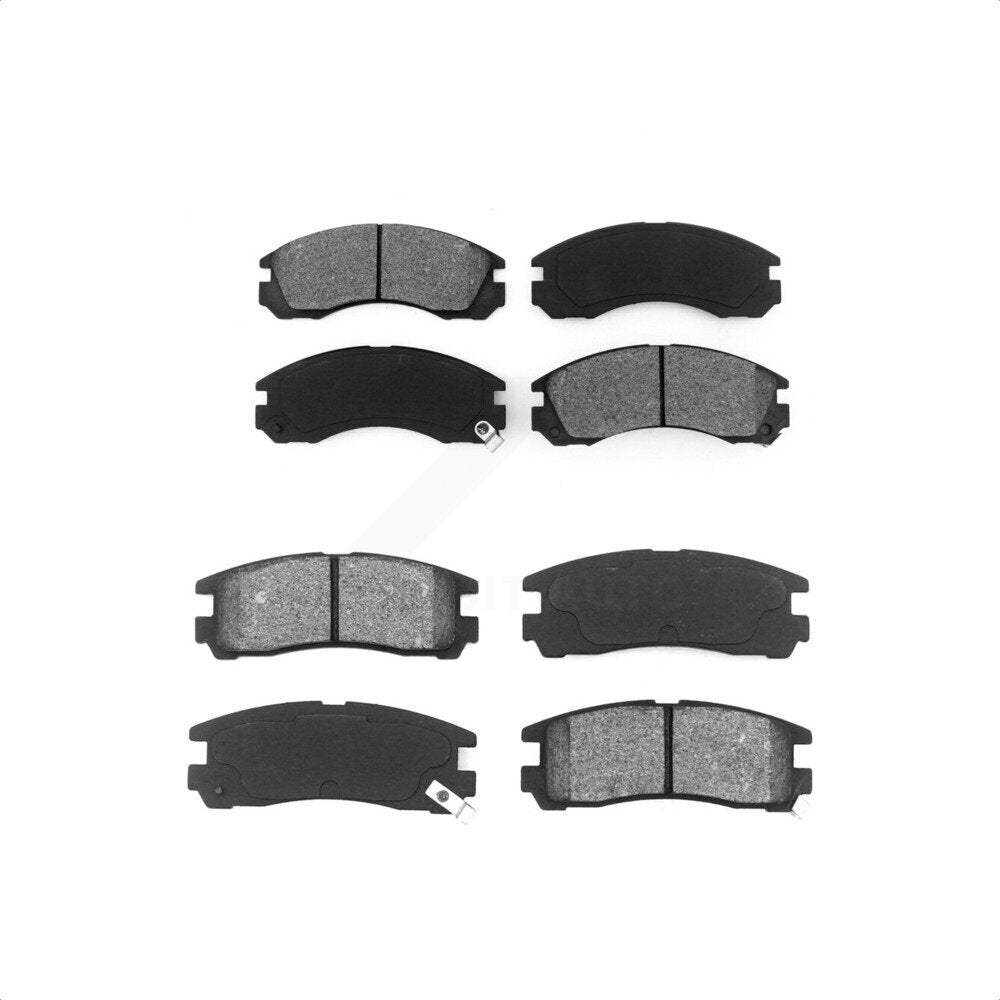 Front Rear Semi-Metallic Brake Pads Kit For Mitsubishi Eclipse 3000GT Galant Dodge Stealth Eagle Talon Diamante KSM-100262