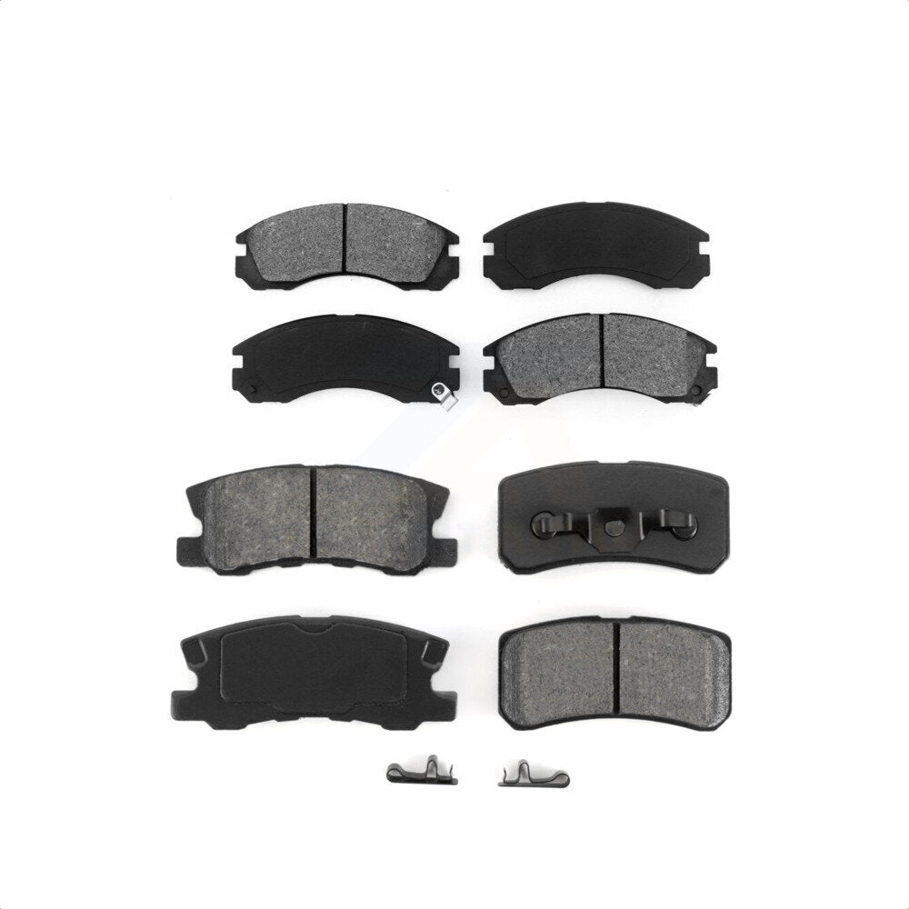 Front Rear Semi-Metallic Brake Pads Kit For Mitsubishi Lancer KSM-100263