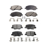 Front Rear Semi-Metallic Brake Pads Kit For Mitsubishi Outlander Sport RVR KPF-100399