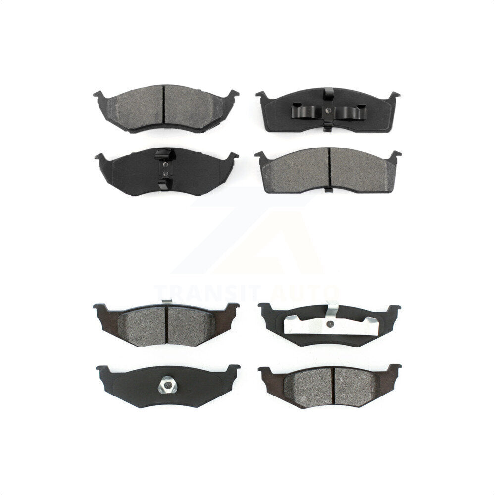 Front Rear Semi-Metallic Brake Pads Kit For Neon Dodge Plymouth Chrysler KSM-100269