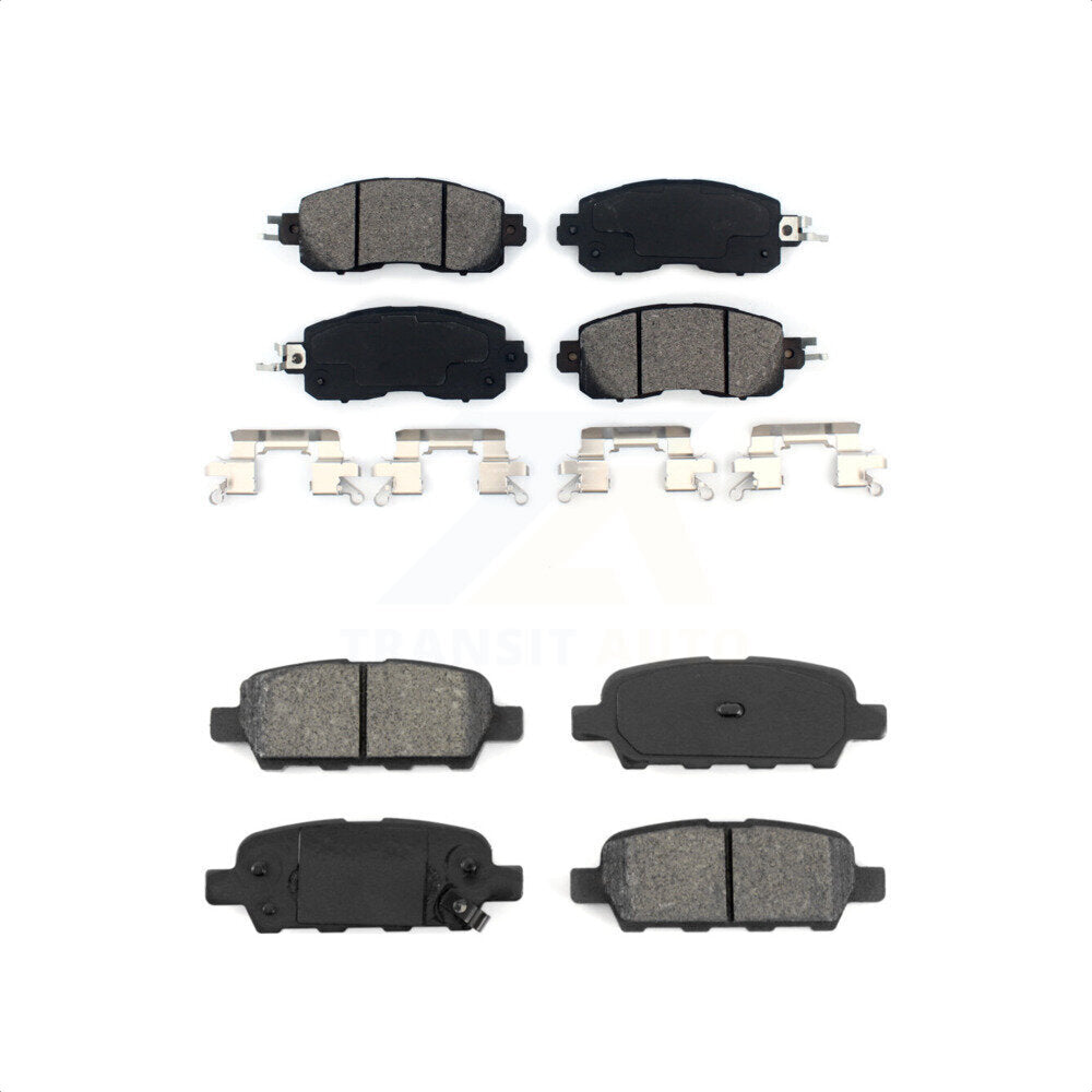 Front Rear Semi-Metallic Brake Pads Kit For Nissan Altima LEAF KSM-100208