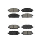 Front Rear Semi-Metallic Brake Pads Kit For Nissan Quest X-Trail KSM-100375