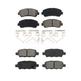 Front Rear Semi-Metallic Brake Pads Kit For Nissan Rogue Maxima Sentra Select Juke KSM-100141