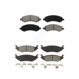 Front Rear Semi-Metallic Brake Pads Kit For Ram 1500 Dodge Classic Durango Chrysler Aspen KSM-100048