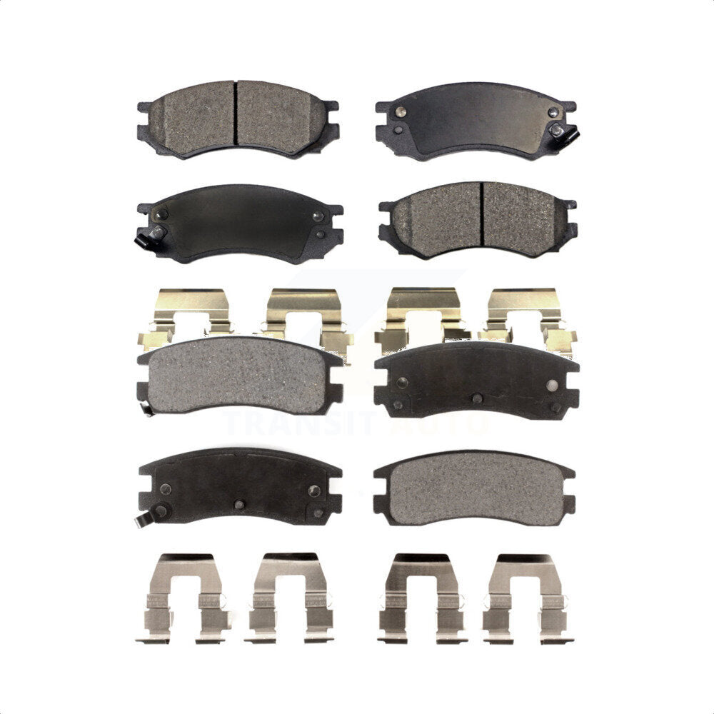 Front Rear Semi-Metallic Brake Pads Kit For Saturn SL2 SL1 SC2 SW2 SC1 SL SW1 SC KPF-100308