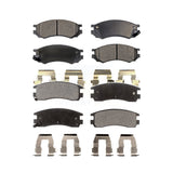 Front Rear Semi-Metallic Brake Pads Kit For Saturn SL2 SL1 SC2 SW2 SC1 SL SW1 SC KPF-100308