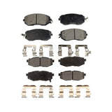 Front Rear Semi-Metallic Brake Pads Kit For Scion FR-S Subaru BRZ Toyota 86 KPF-100593