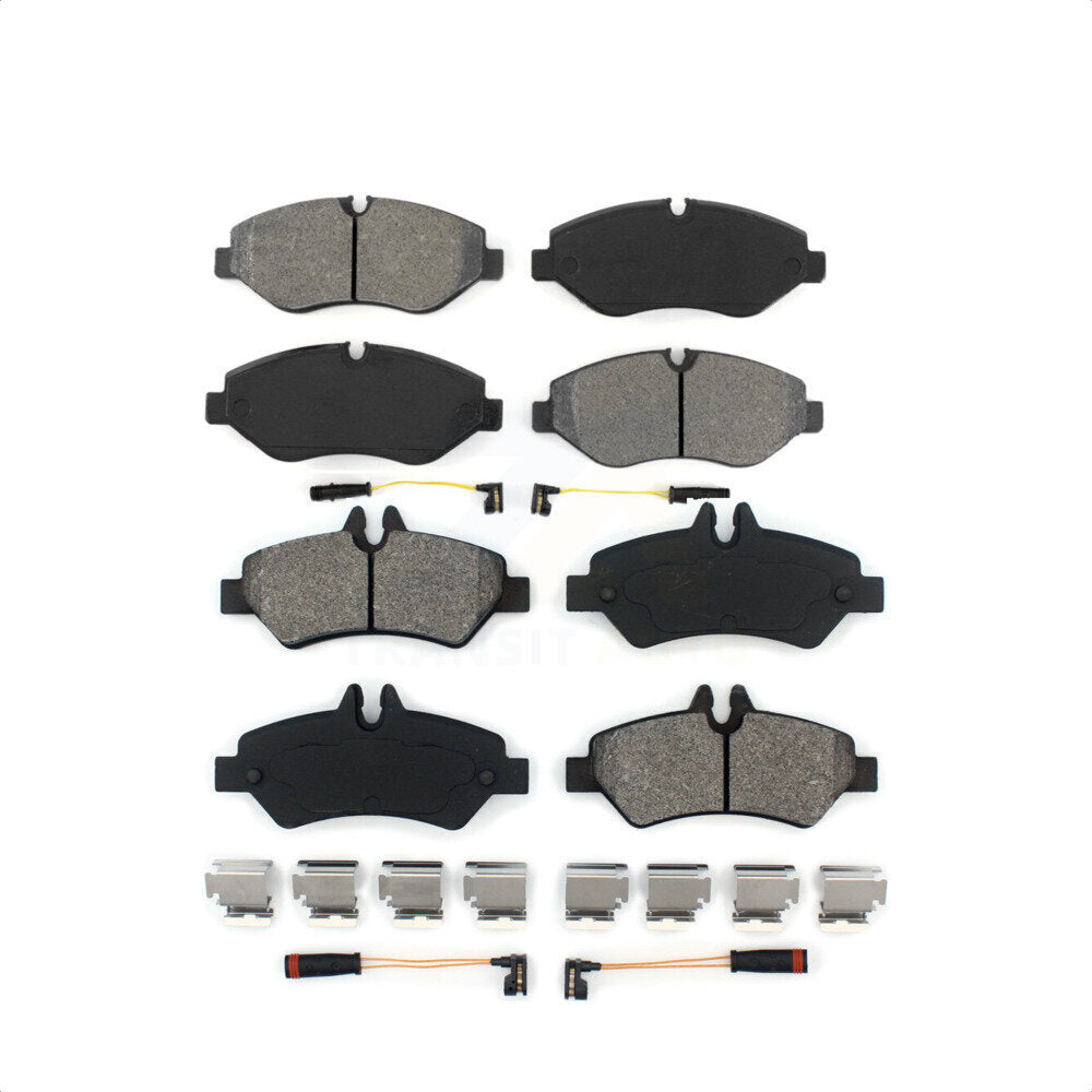 Front Rear Semi-Metallic Brake Pads Kit For Sprinter 2500 Mercedes-Benz Freightliner Dodge KSM-100116