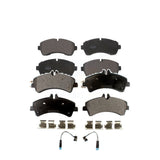 Front Rear Semi-Metallic Brake Pads Kit For Sprinter 3500 Mercedes-Benz Freightliner Dodge KPF-100590