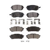 Front Rear Semi-Metallic Brake Pads Kit For Subaru Forester Impreza Saab 9-2X KPF-100434