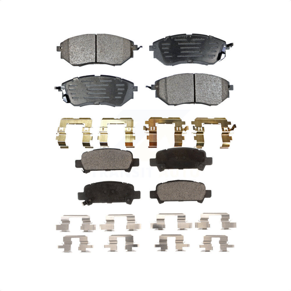 Front Rear Semi-Metallic Brake Pads Kit For Subaru Legacy KPF-100042