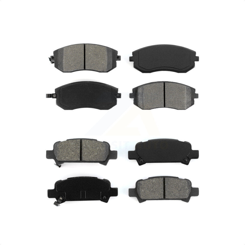 Front Rear Semi-Metallic Brake Pads Kit For Subaru Outback Impreza Forester Legacy Baja KSM-100425