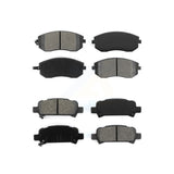 Front Rear Semi-Metallic Brake Pads Kit For Subaru Outback Impreza Forester Legacy Baja KSM-100425