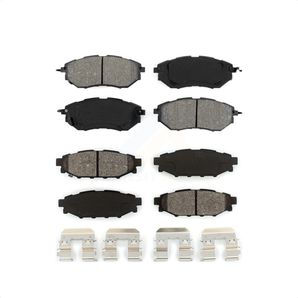 Front Rear Semi-Metallic Brake Pads Kit For Subaru WRX KSM-100043