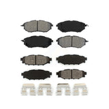 Front Rear Semi-Metallic Brake Pads Kit For Subaru WRX KSM-100043