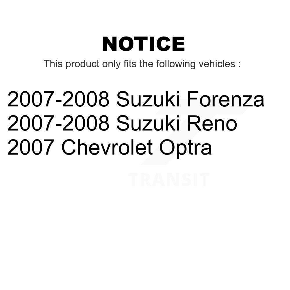 Front Rear Semi-Metallic Brake Pads Kit For Suzuki Forenza Reno Chevrolet Optra KPF-100021