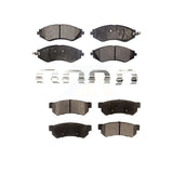 Front Rear Semi-Metallic Brake Pads Kit For Suzuki Forenza Reno Chevrolet Optra KPF-100021