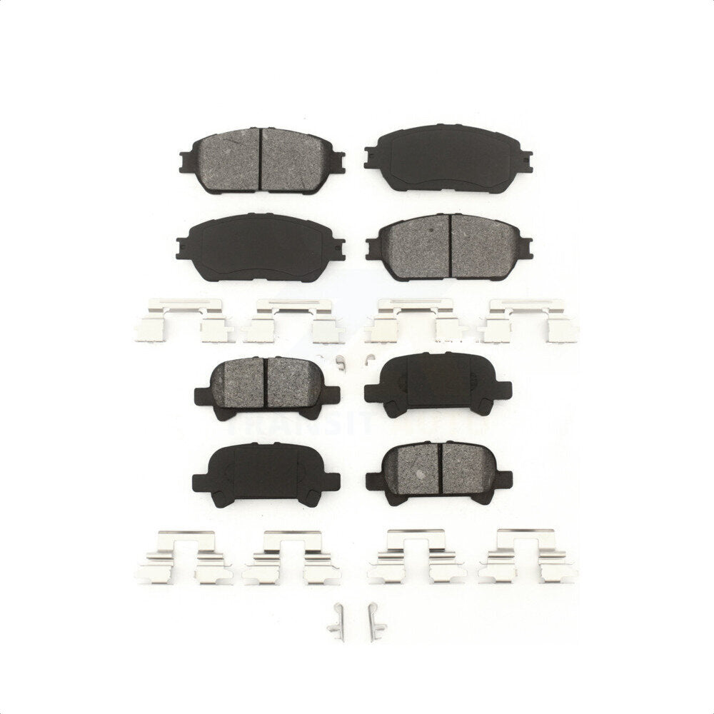 Front Rear Semi-Metallic Brake Pads Kit For Toyota Camry Avalon Solara KSM-100397