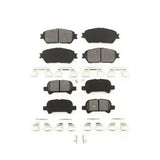 Front Rear Semi-Metallic Brake Pads Kit For Toyota Camry Avalon Solara KSM-100397